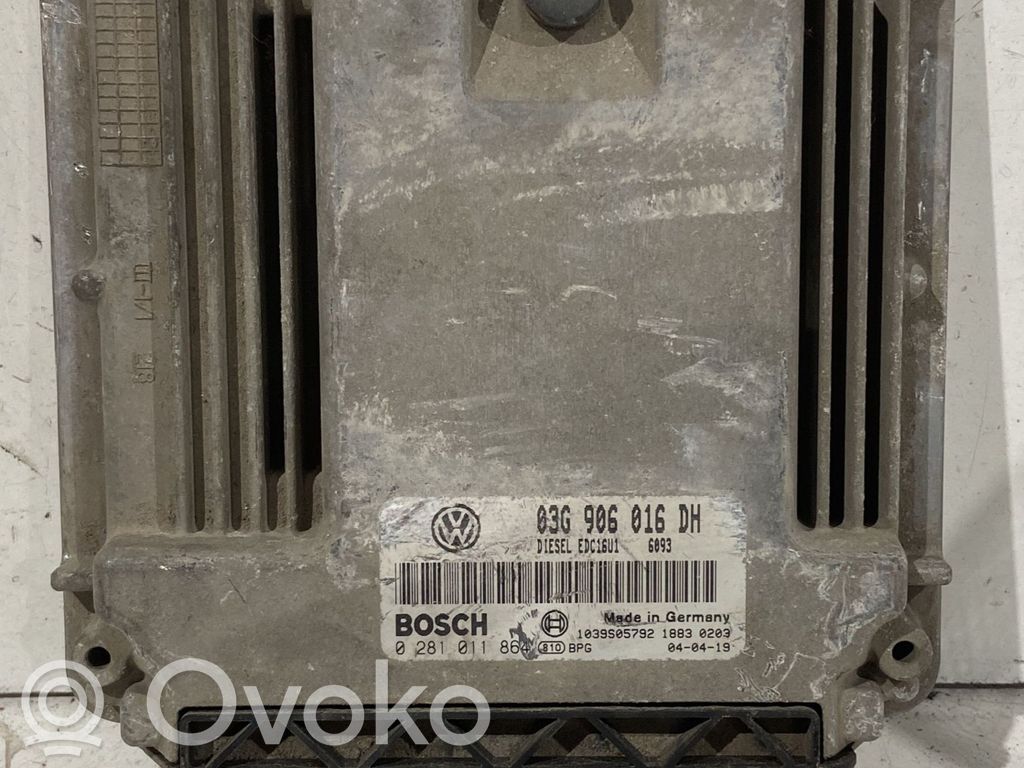 Unidad de control/módulo del motor   03G906016DH,03G906016DH