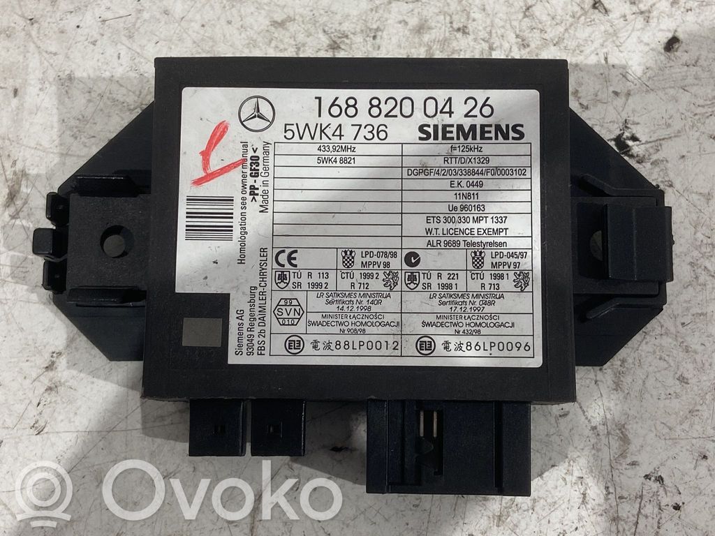 Centralina/modulo immobilizzatore   1688200426,1688200426