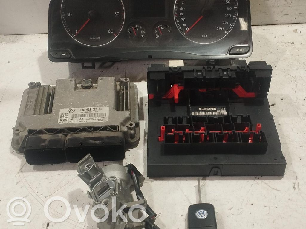 Volkswagen Golf V Kit centralina motore ECU e serratura