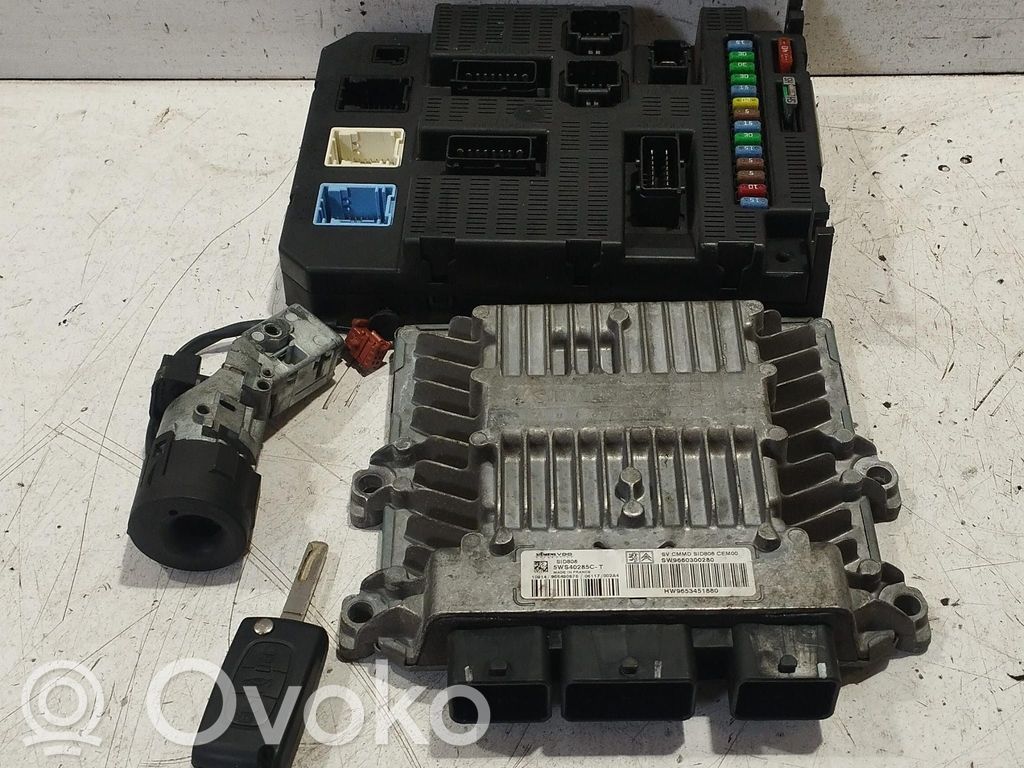 Citroen C2 Kit centralina motore ECU e serratura 