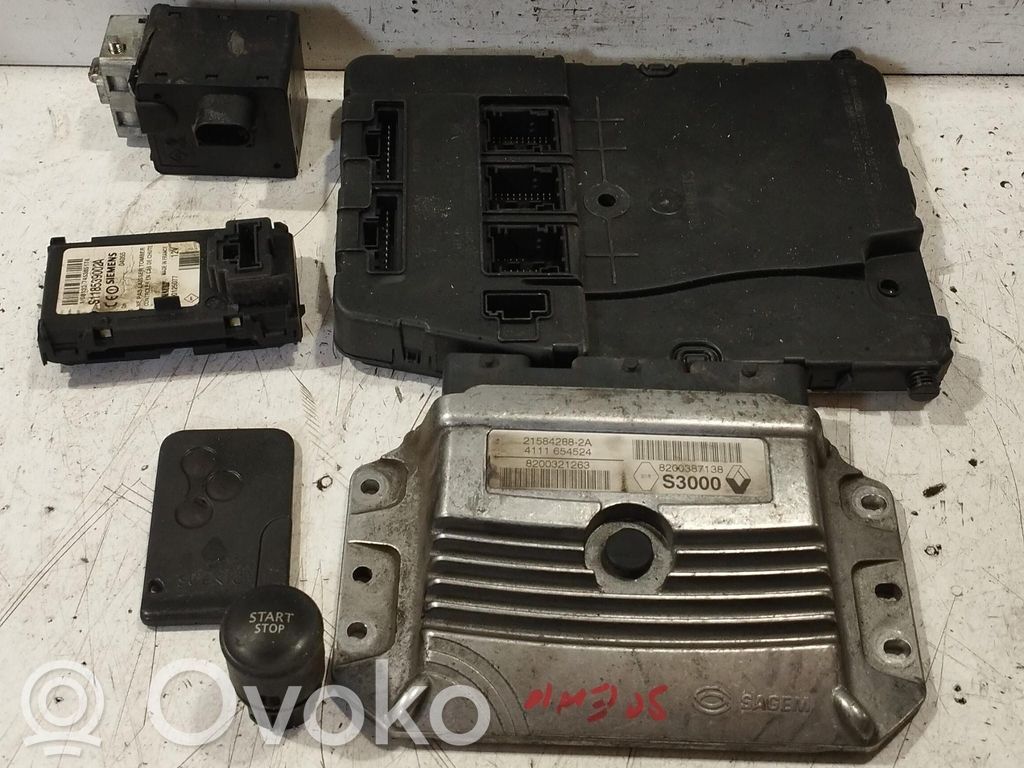 Renault Scenic II - Grand scenic II Kit centralina motore ECU e serratura