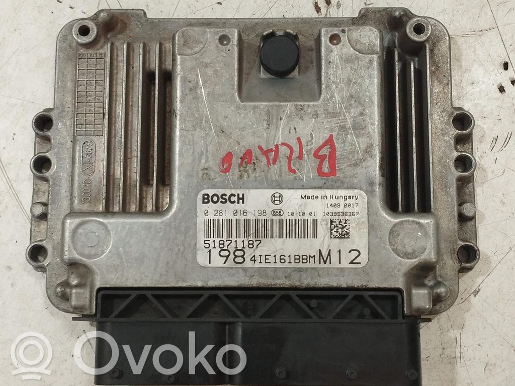 Fiat Bravo Unidad de control/módulo del motor 