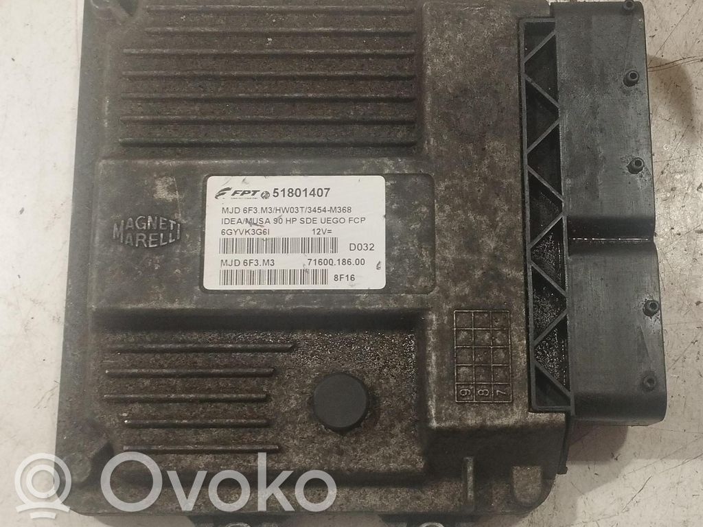 Lancia Musa Engine control unit/module 