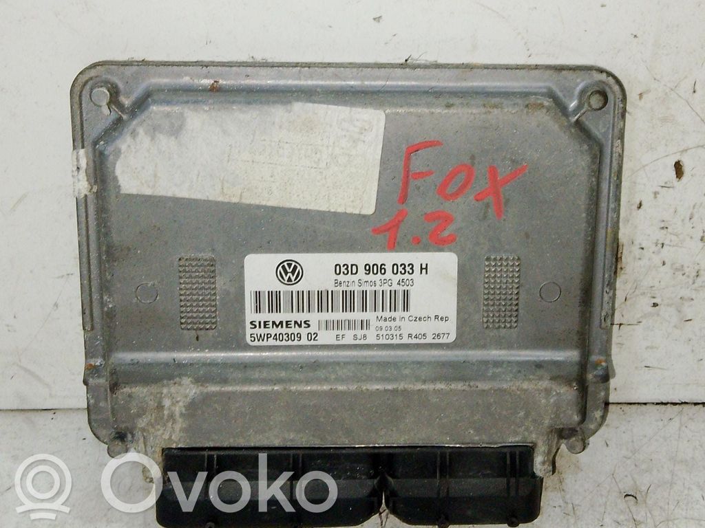 Moottorin ohjainlaite/moduuli   03D906033H,03D906033H