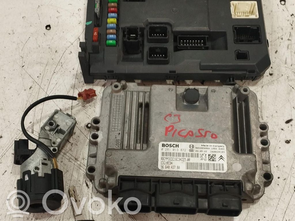 Citroen C3 Picasso Kit cu ECU motor și set închidere uși 