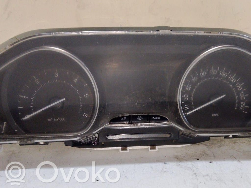 Peugeot 2008 I Compteur de vitesse tableau de bord 