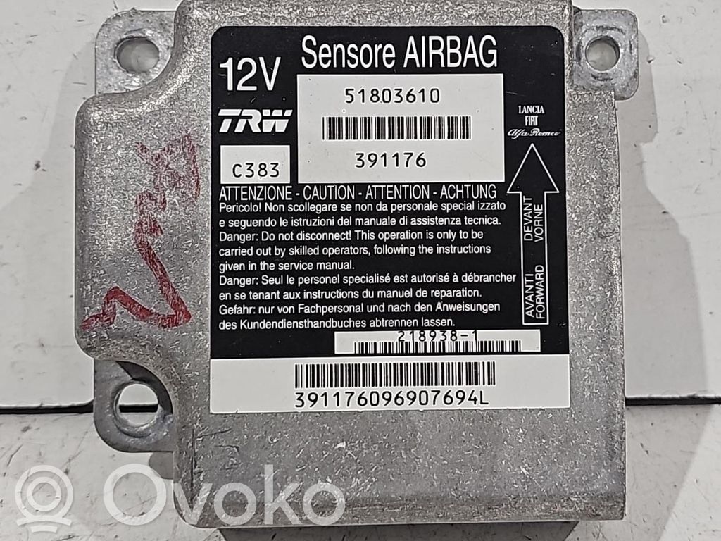 Fiat Panda II Centralina/modulo airbag 