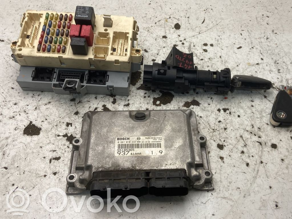 Alfa Romeo 147 Komputer / Sterownik ECU i komplet kluczy