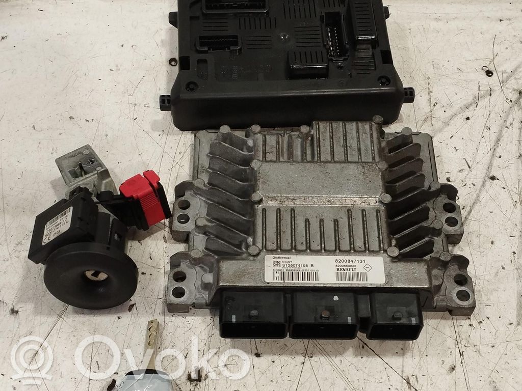 Renault Clio III Kit centralina motore ECU e serratura