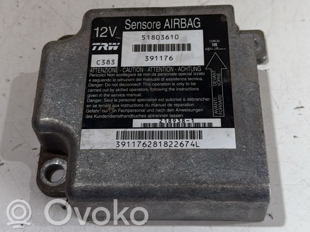 Fiat Panda II Centralina/modulo airbag 