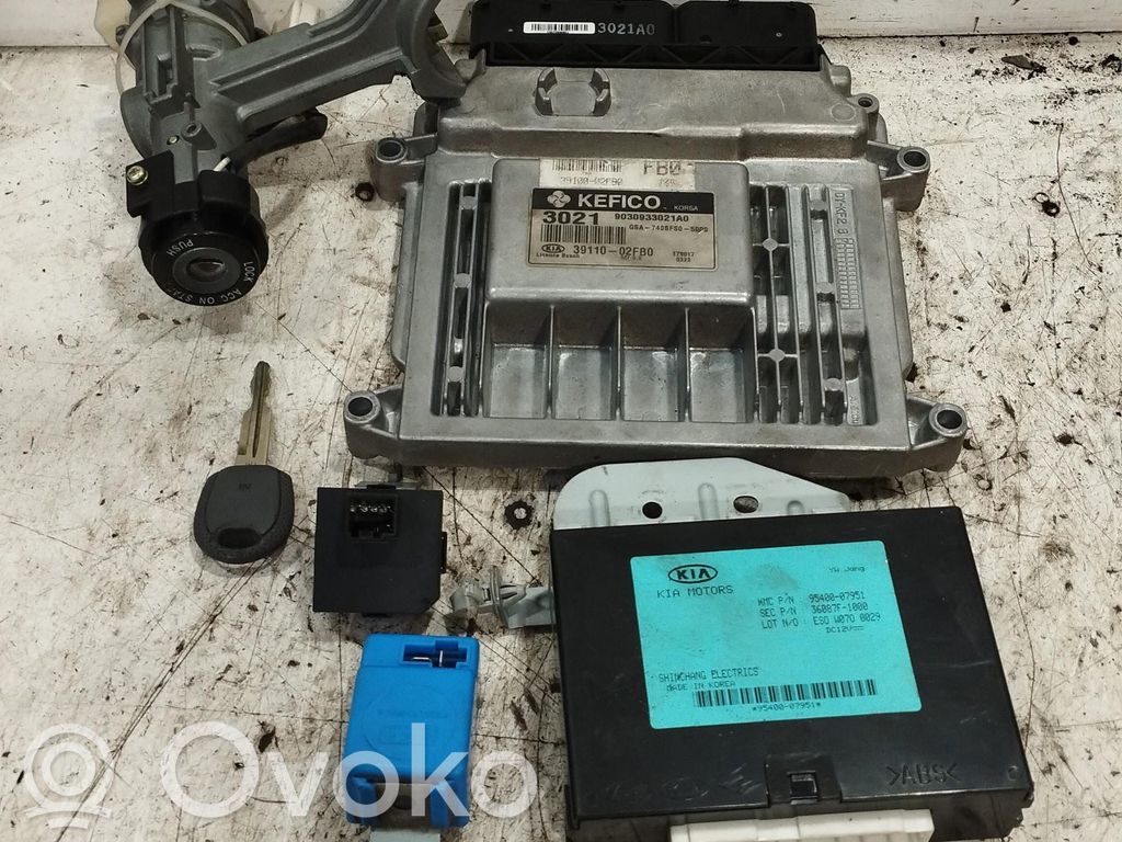 KIA Picanto Engine ECU kit and lock set 