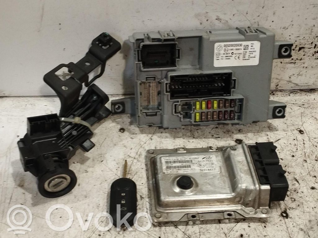Fiat Punto Evo Kit centralina motore ECU e serratura 