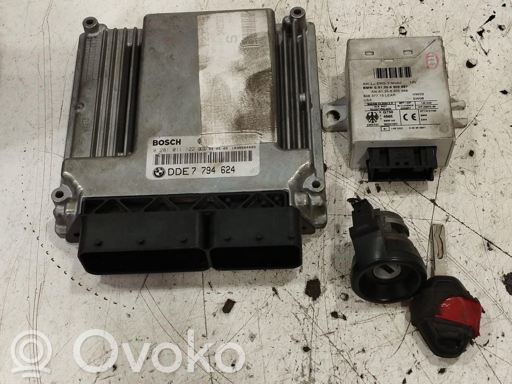 BMW 3 E46 Aizdedzes ECU komplekts 