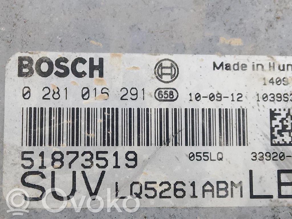 Fiat Sedici Engine control unit/module 