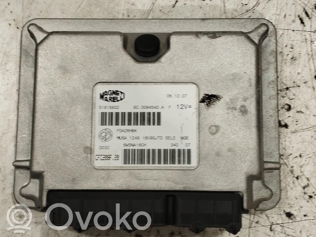 Lancia Musa Unidad de control/módulo de la caja de cambios 