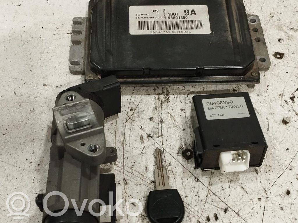 Chevrolet Matiz Kit centralina motore ECU e serratura
