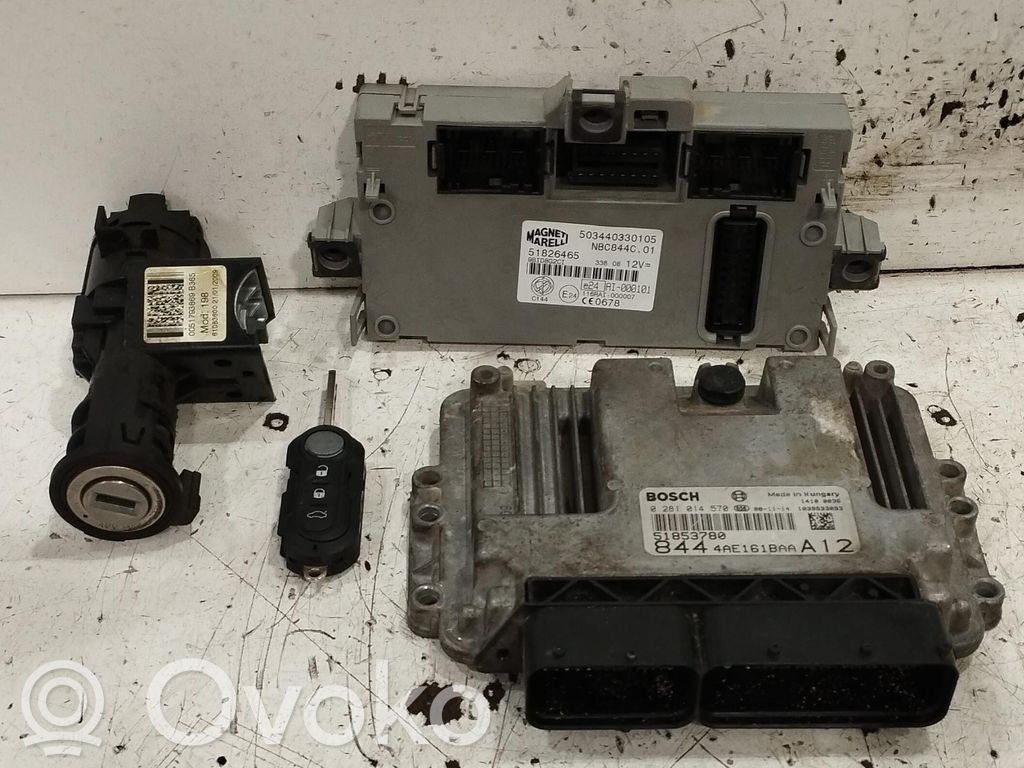 Lancia Delta III Engine ECU kit and lock set 