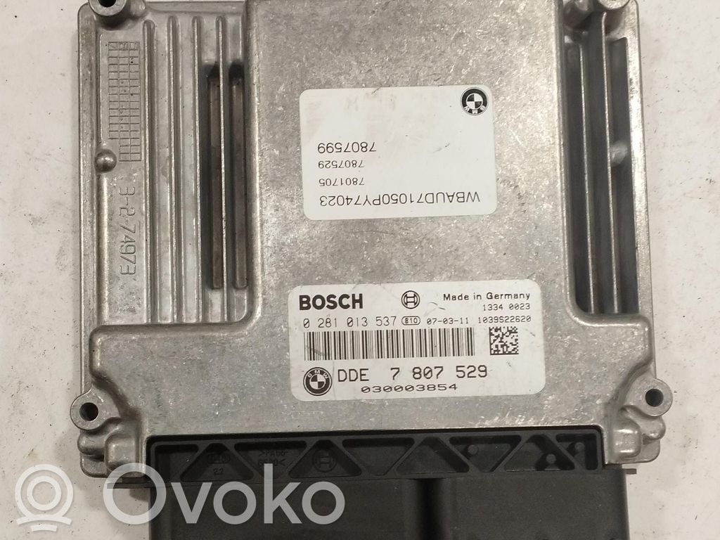 BMW 1 E81 E87 Kit centralina motore ECU e serratura 