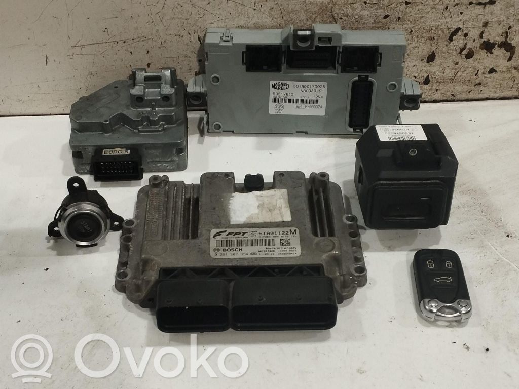 Alfa Romeo 159 Kit centralina motore ECU e serratura