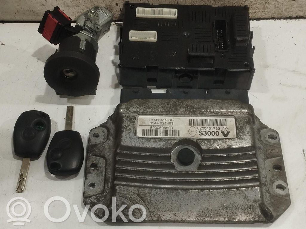 Renault Clio III Kit cu ECU motor și set închidere uși 