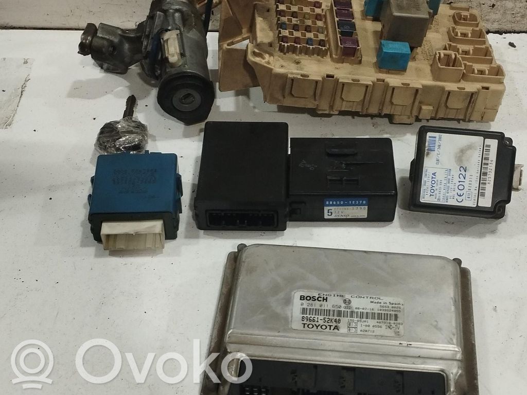 Toyota Yaris Verso Kit centralina motore ECU e serratura