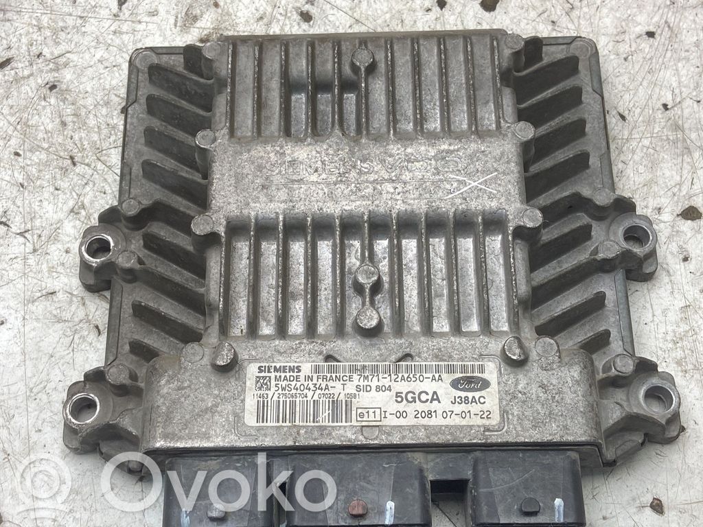 Mazda 2 Komputer / Sterownik ECU i komplet kluczy 
