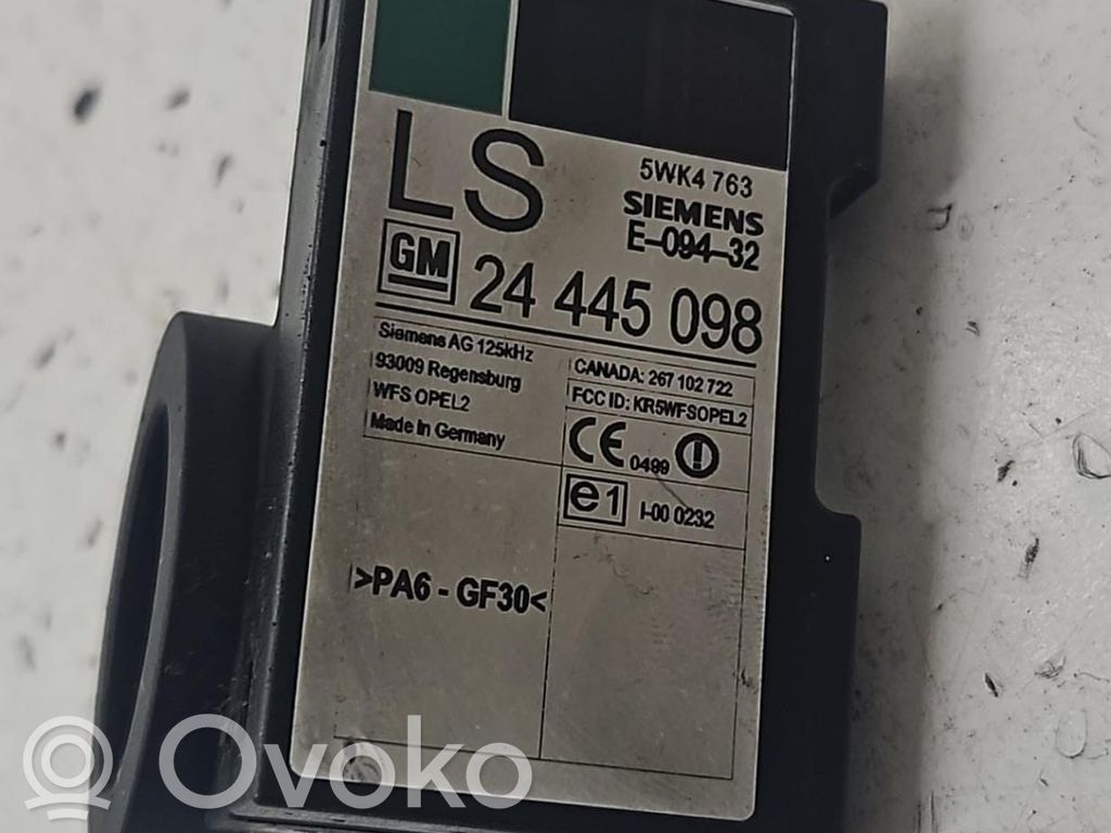 Unité de commande dispositif d'immobilisation   24445098,24445098