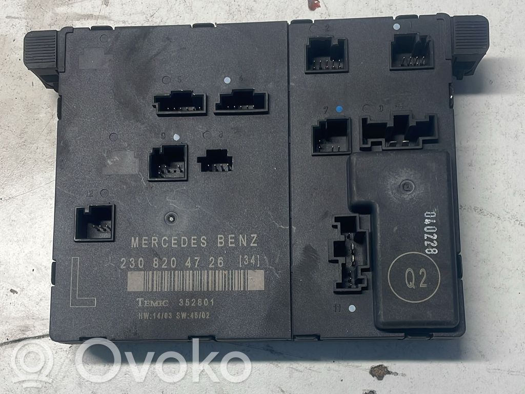 Mercedes-Benz SL R230 Unitate/modul comandă uși 