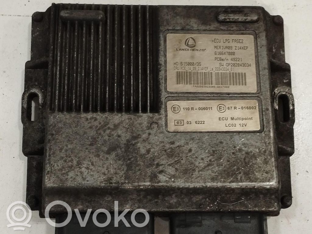 Opel Meriva A Moduł / Sterownik gazu LPG 