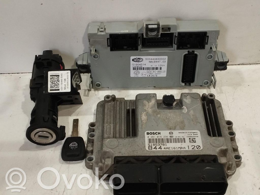 Lancia Delta III Engine ECU kit and lock set 