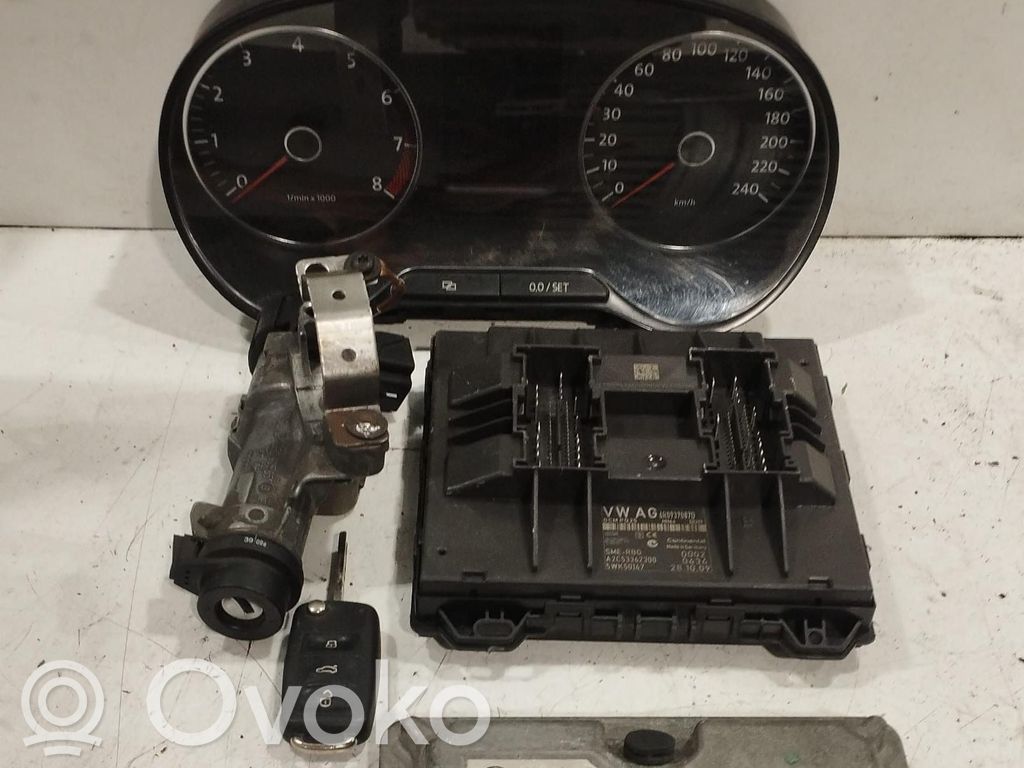 Volkswagen Polo V 6R Kit centralina motore ECU e serratura