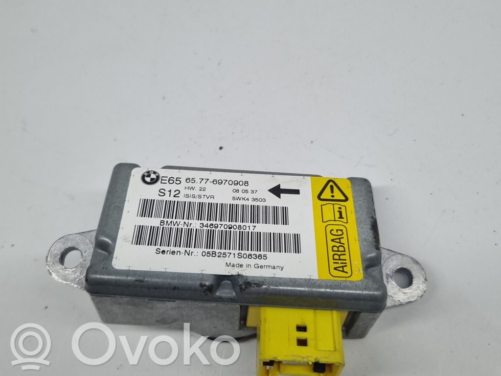 BMW 7 E65 E66 Airbag deployment crash/impact sensor 