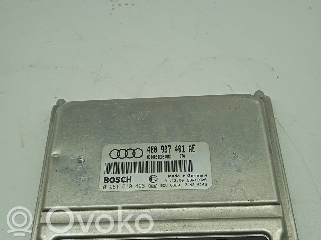 Audi A6 S6 C5 4B Блок управления двигателя 