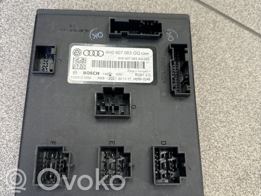 Audi A6 S6 C7 4G Modulo di controllo del corpo centrale 