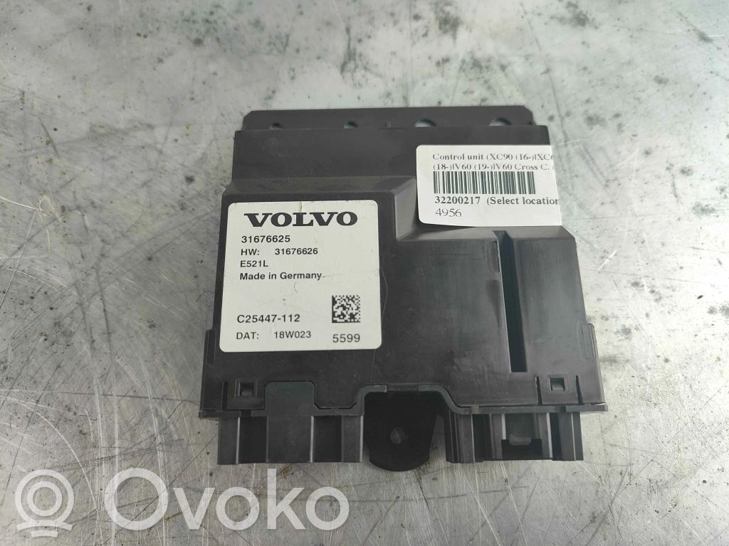 Unité de commande / module de hayon   32200217,31654292