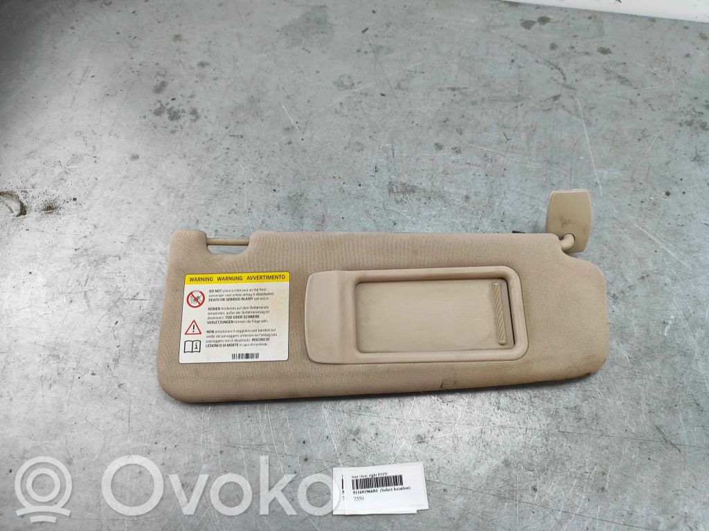 BMW 5 F10 F11 Osłona przeciwsłoneczna 
