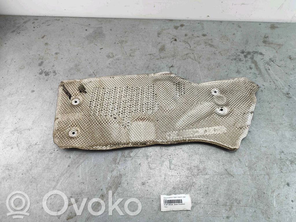 BMW 5 F10 F11 Osłona termiczna rury wydechowej 