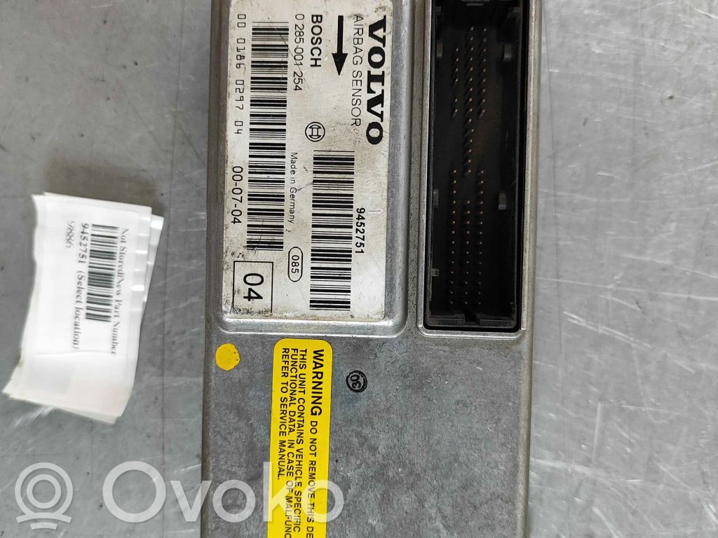 Volvo S80 Airbag control unit/module 
