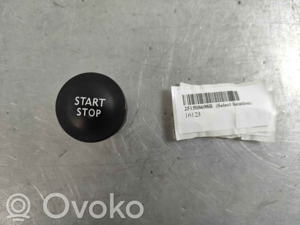 Renault Zoe Engine start stop button switch 