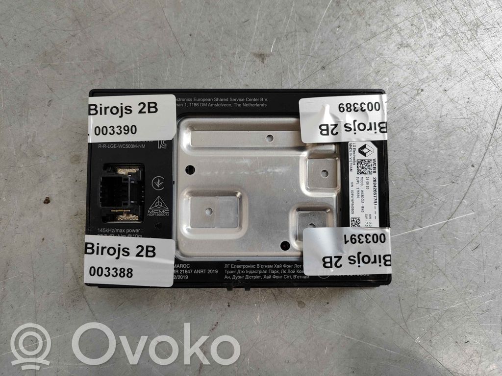 Renault Zoe Wireless charging module 