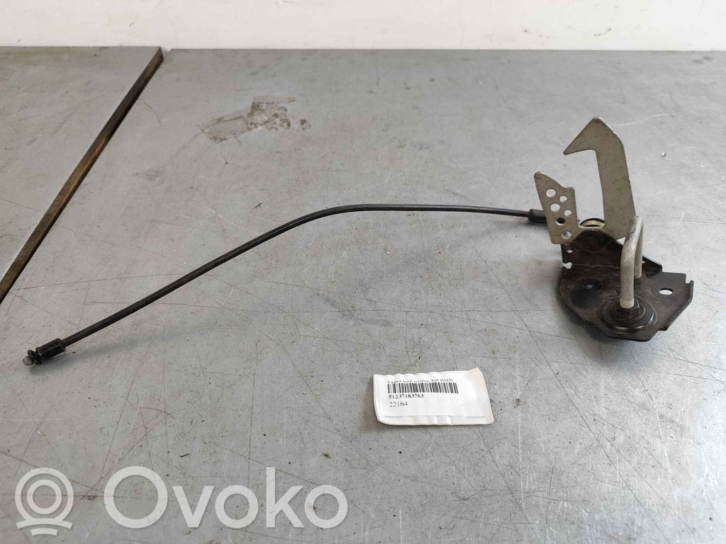 BMW 5 F10 F11 Zamek pokrywy przedniej / maski silnika 