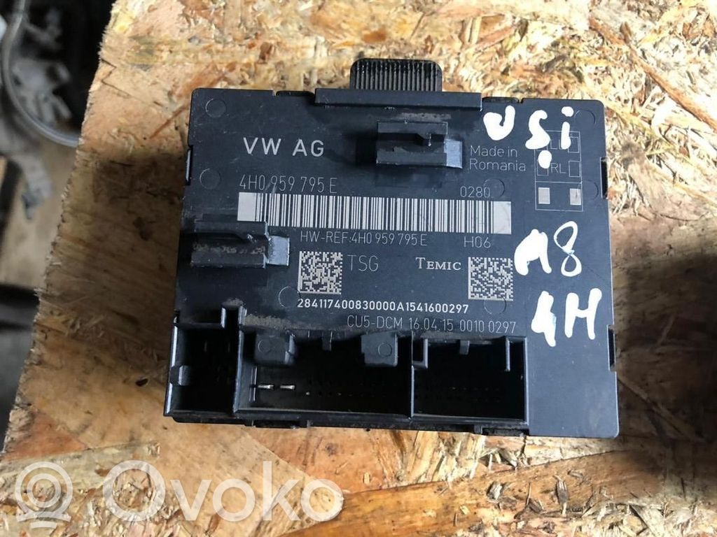 Audi A8 S8 D4 4H Door control unit/module 