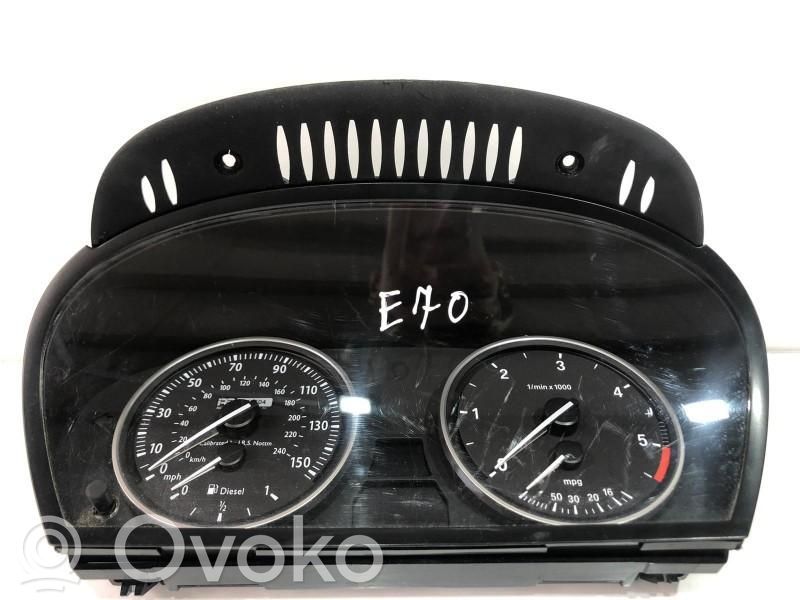 BMW X5 E70 Speedometer (instrument cluster) 