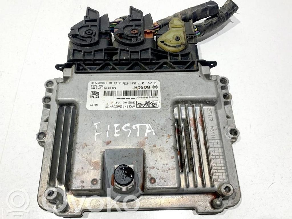 Ford Fiesta Unité de commande, module ECU de moteur 