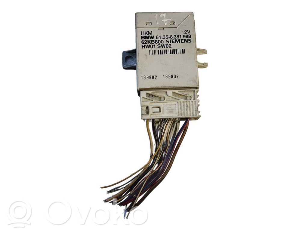 BMW 5 E39 Tailgate/trunk control unit/module 