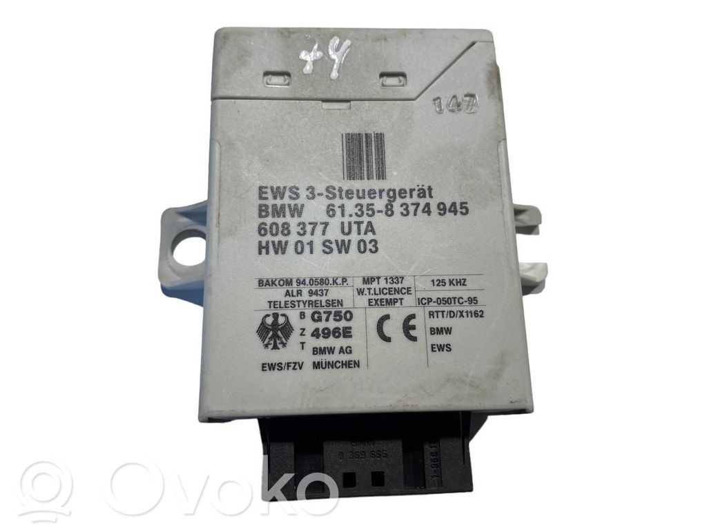 BMW 5 E39 Immobilizer control unit/module 
