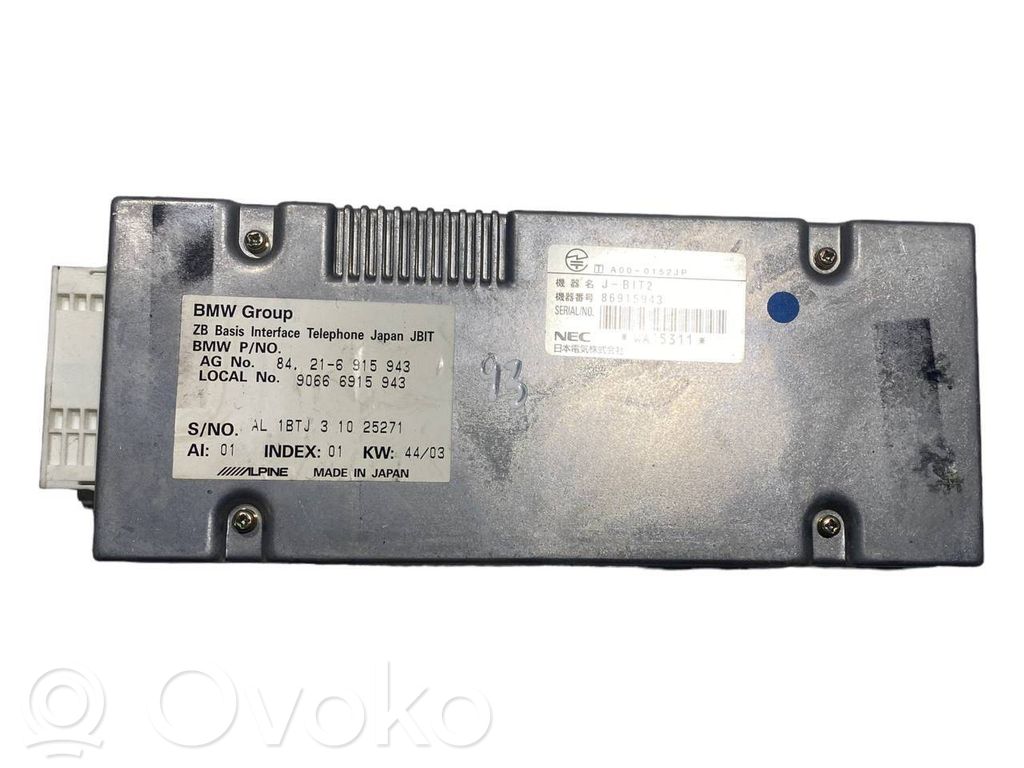 BMW 7 E65 E66 Bluetooth Modul Steuergerät 