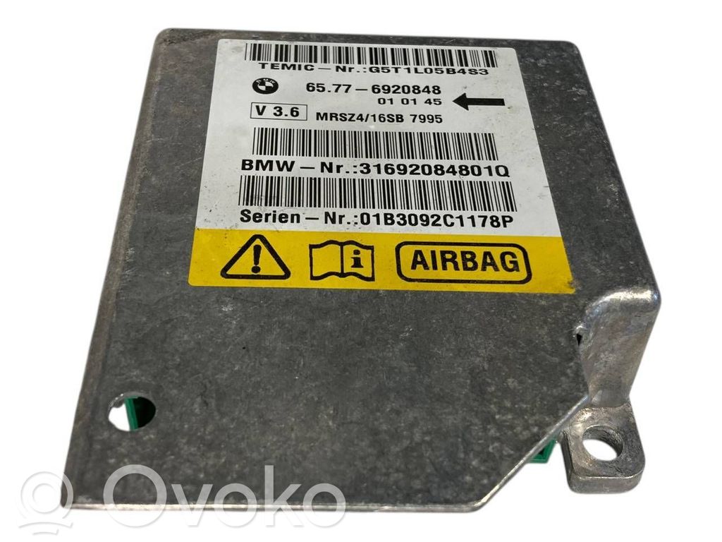 Unidad de control/módulo del Airbag   6920848,65776920848