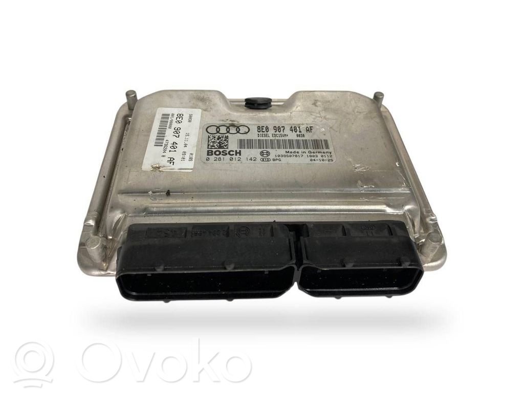 Engine control unit/module   8E0907401AF,0281012142