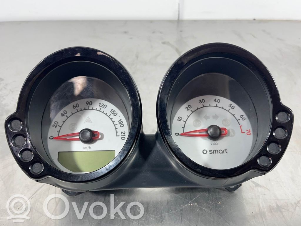 Smart ForFour I Geschwindigkeitsmesser Cockpit 